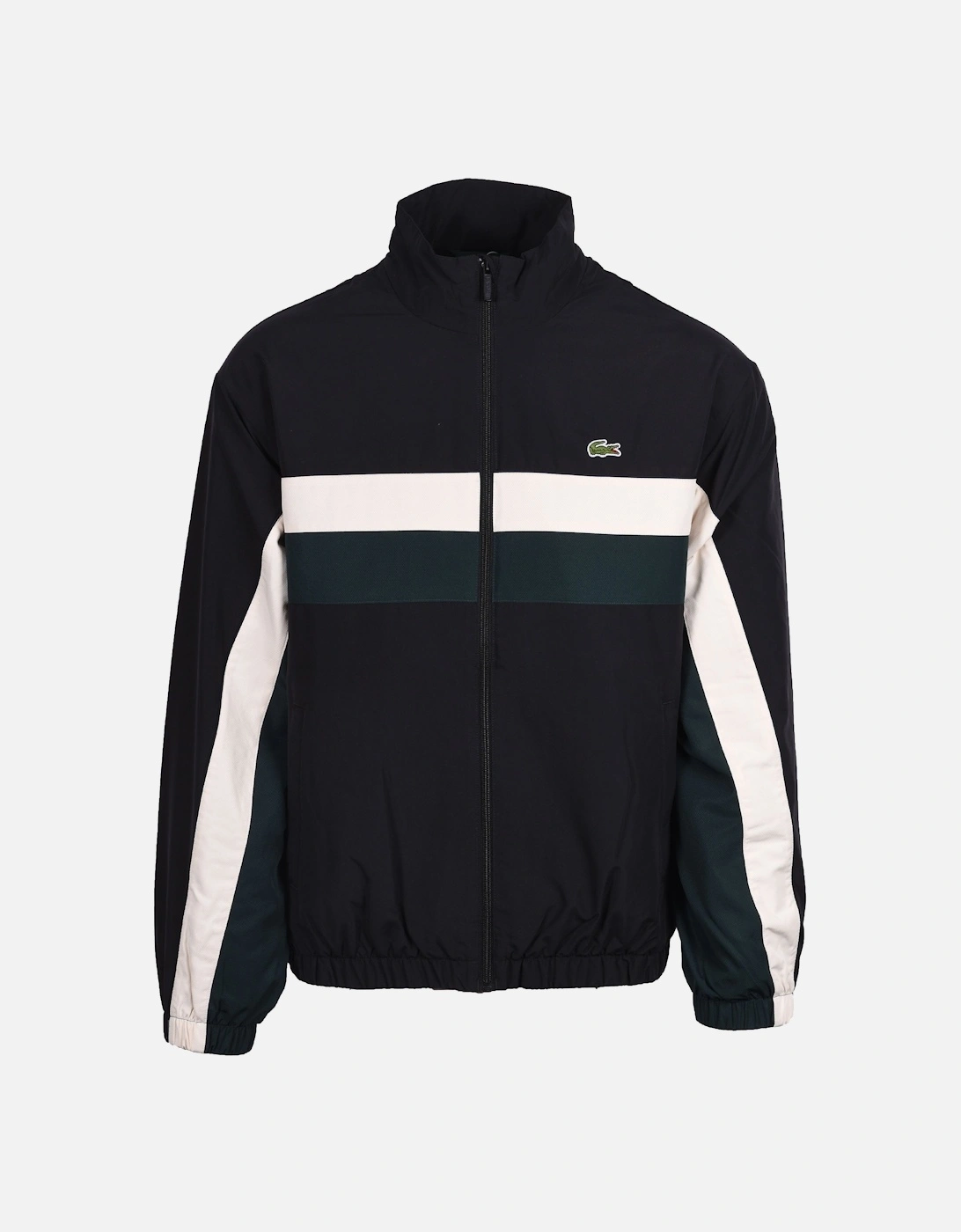 Colour-Block Jacket Black/Cream/Green, 5 of 4