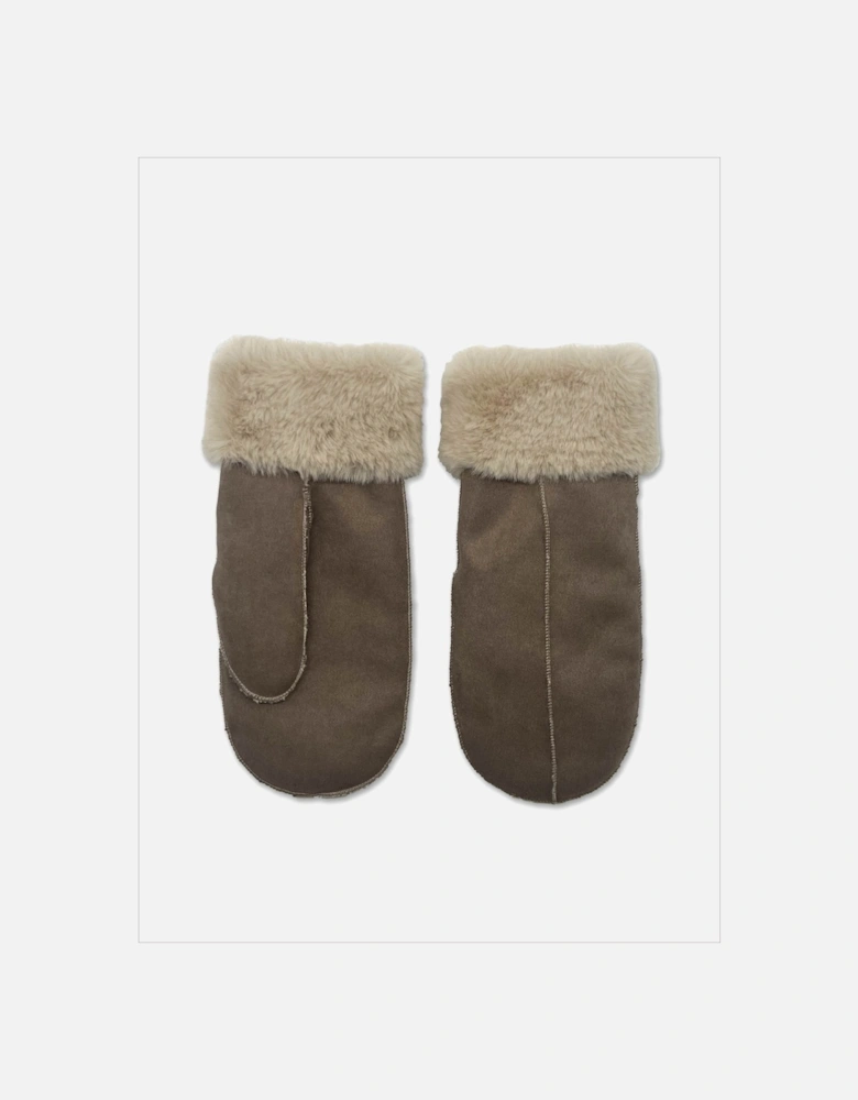 Fleur Mittens In Mink