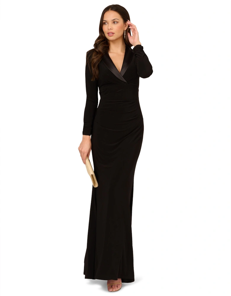 Tuxedo Long Dress
