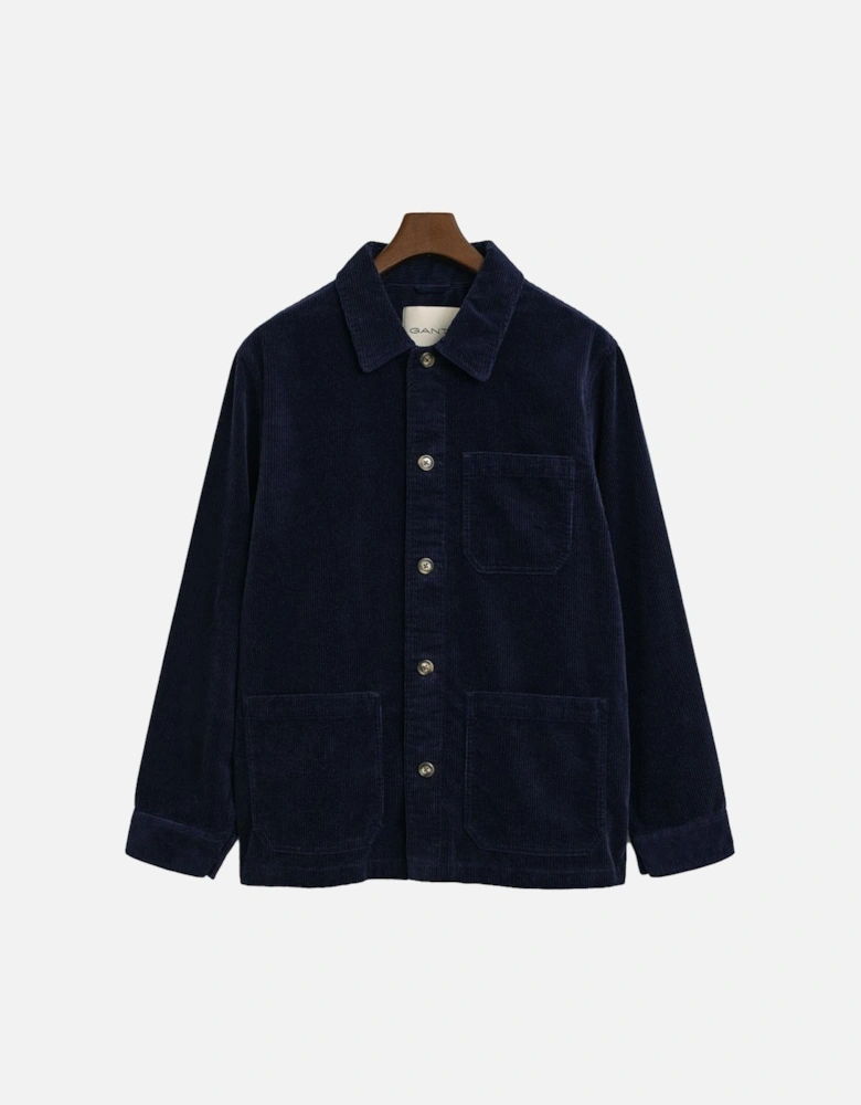 Regular Corduroy overshirt , Evening Blue