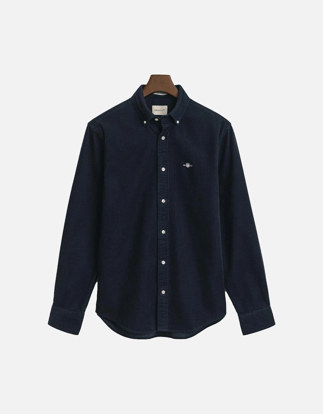 Regular Fit Corduroy Shirt, Evening Blue, 2 of 1