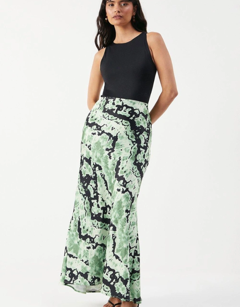 Premium  Satin Midaxi Skirt