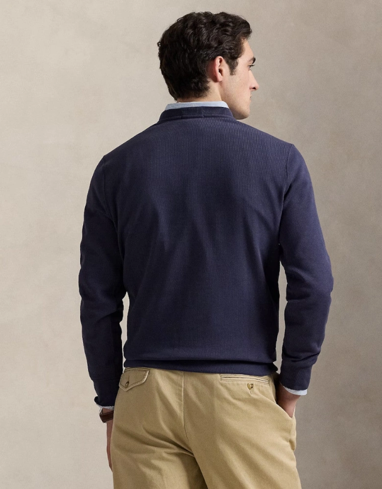 Heritage Bear Sweatshirt 001 faded Blue Hrtg Bear
