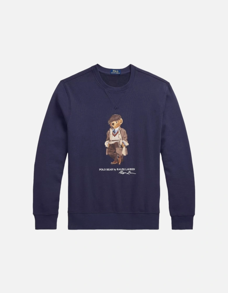Heritage Bear Sweatshirt 001 faded Blue Hrtg Bear