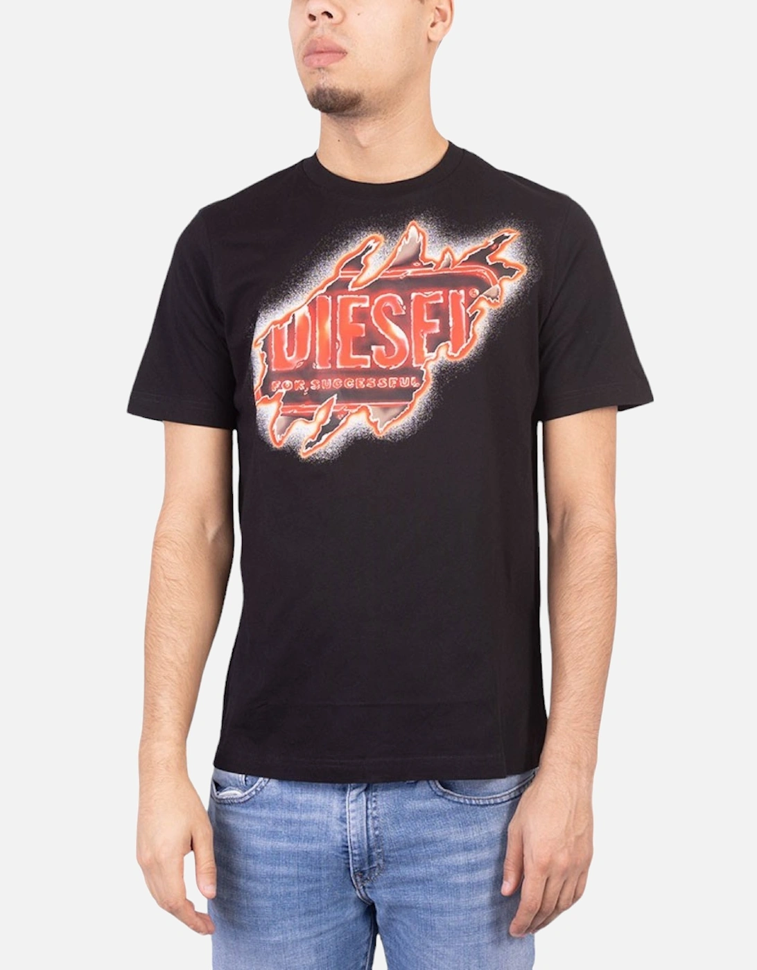 T JUST E43 Mens T Shirts Cotton Crew Neck Tee