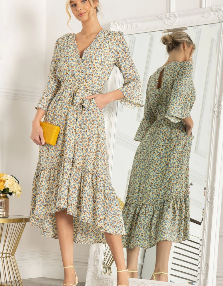 Geelan Tiered Hem Maxi Dress
