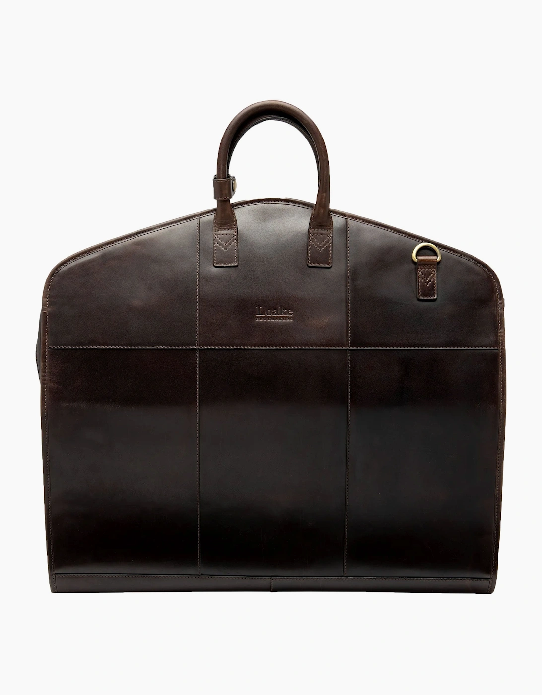 Men's Loake London Suit Carrier Dark Brown Leather - Black - Size: 1 size