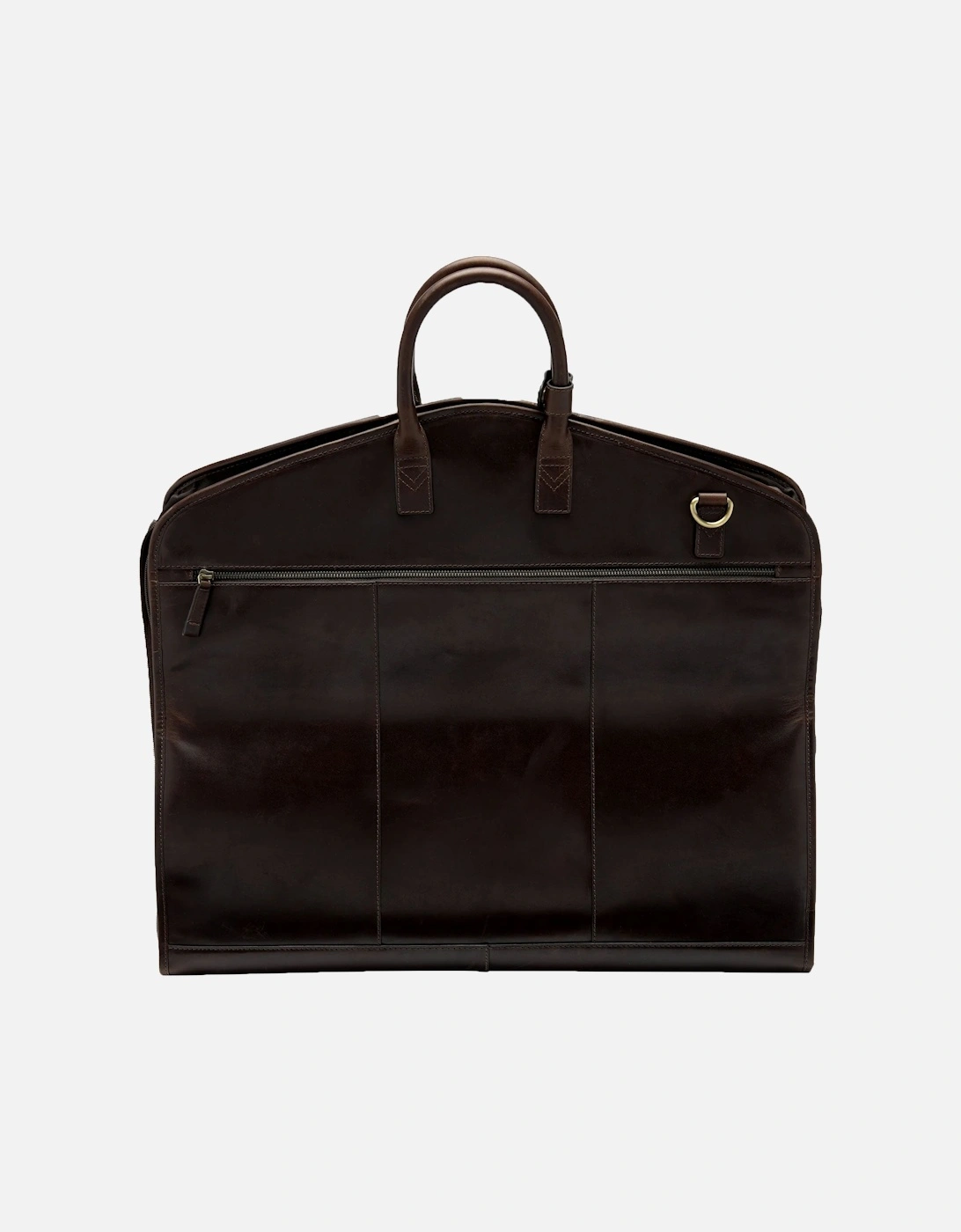 London Suit Carrier Dark Brown Leather