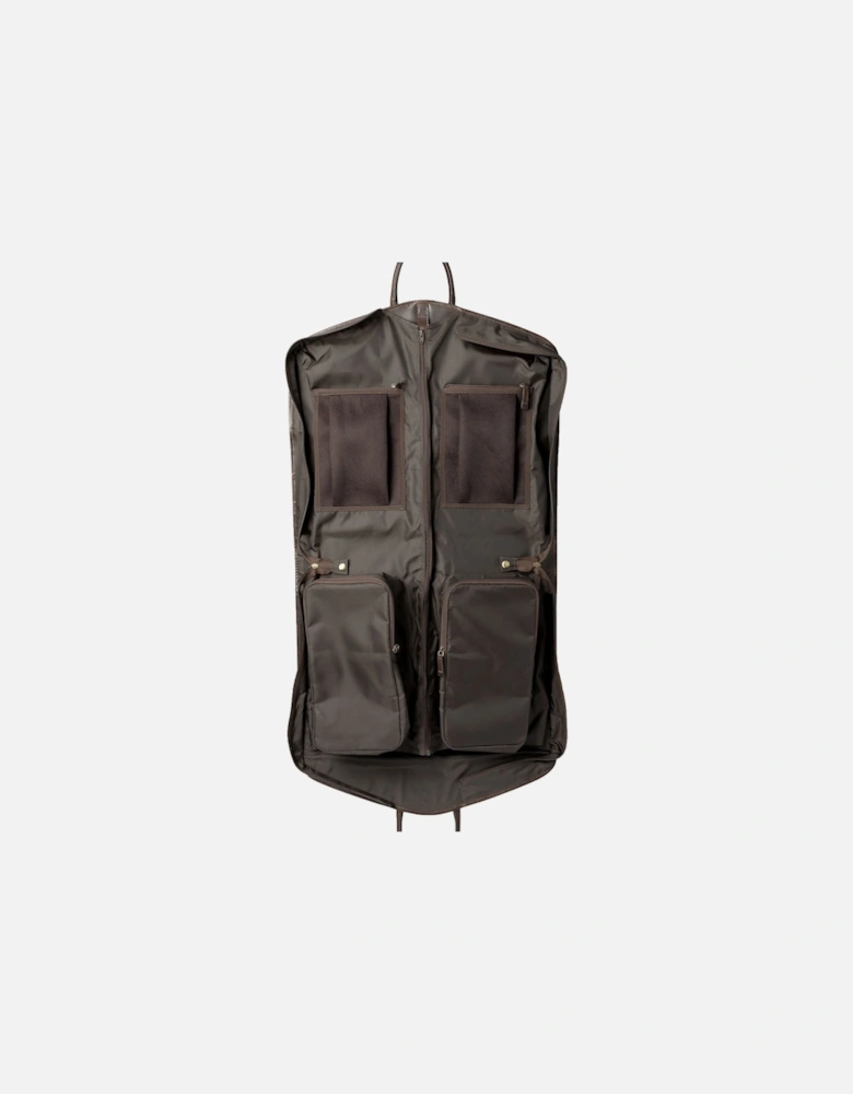 London Suit Carrier Dark Brown Leather
