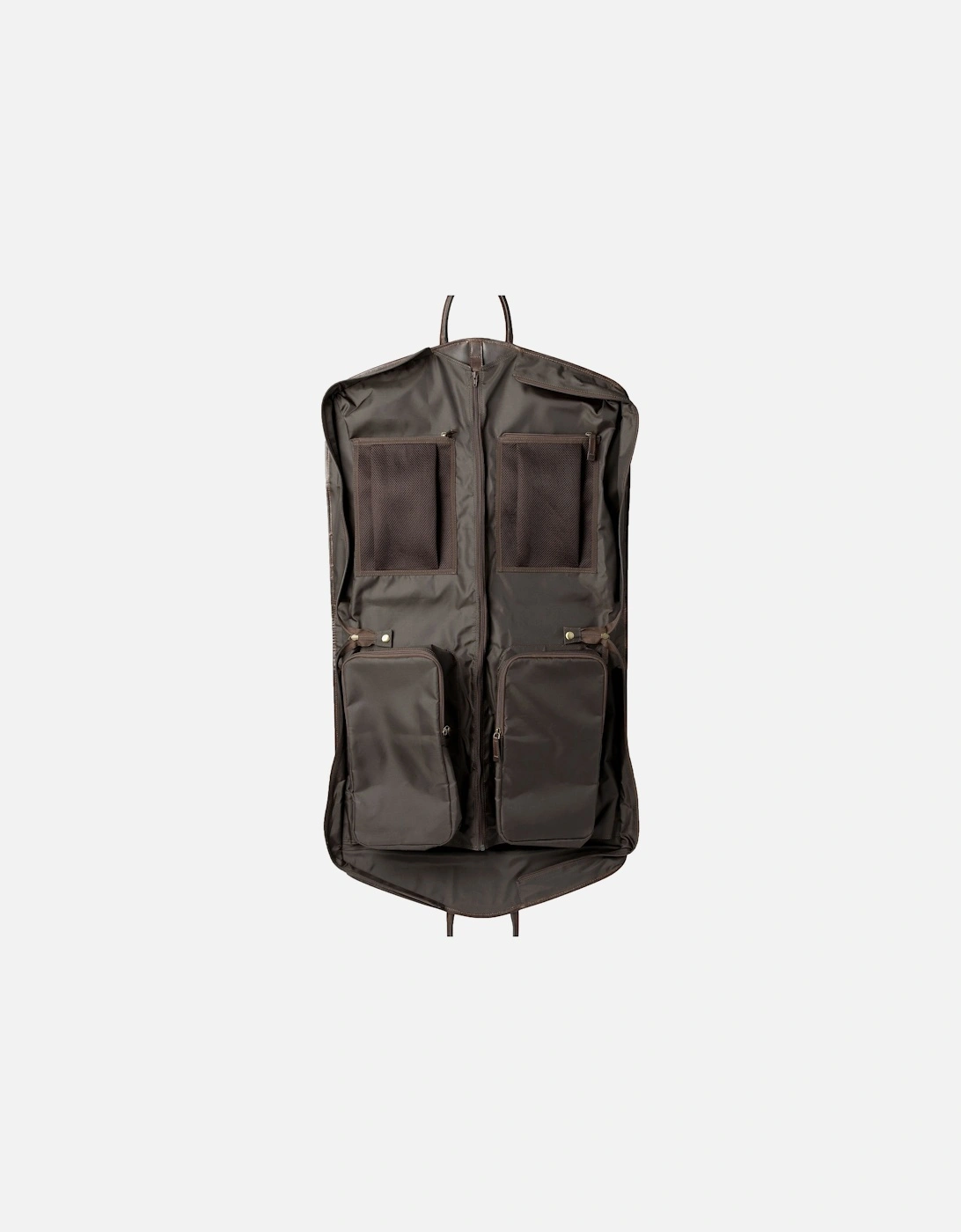 London Suit Carrier Dark Brown Leather