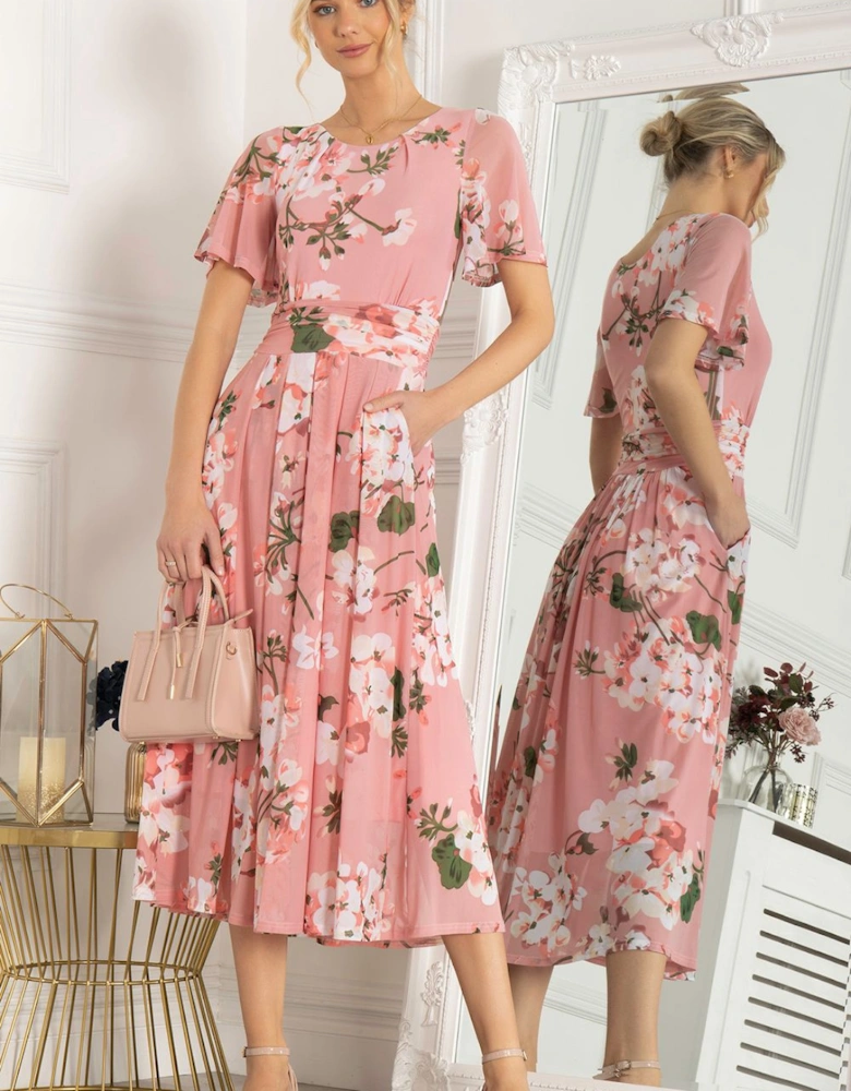 Giana Mesh Maxi Dress