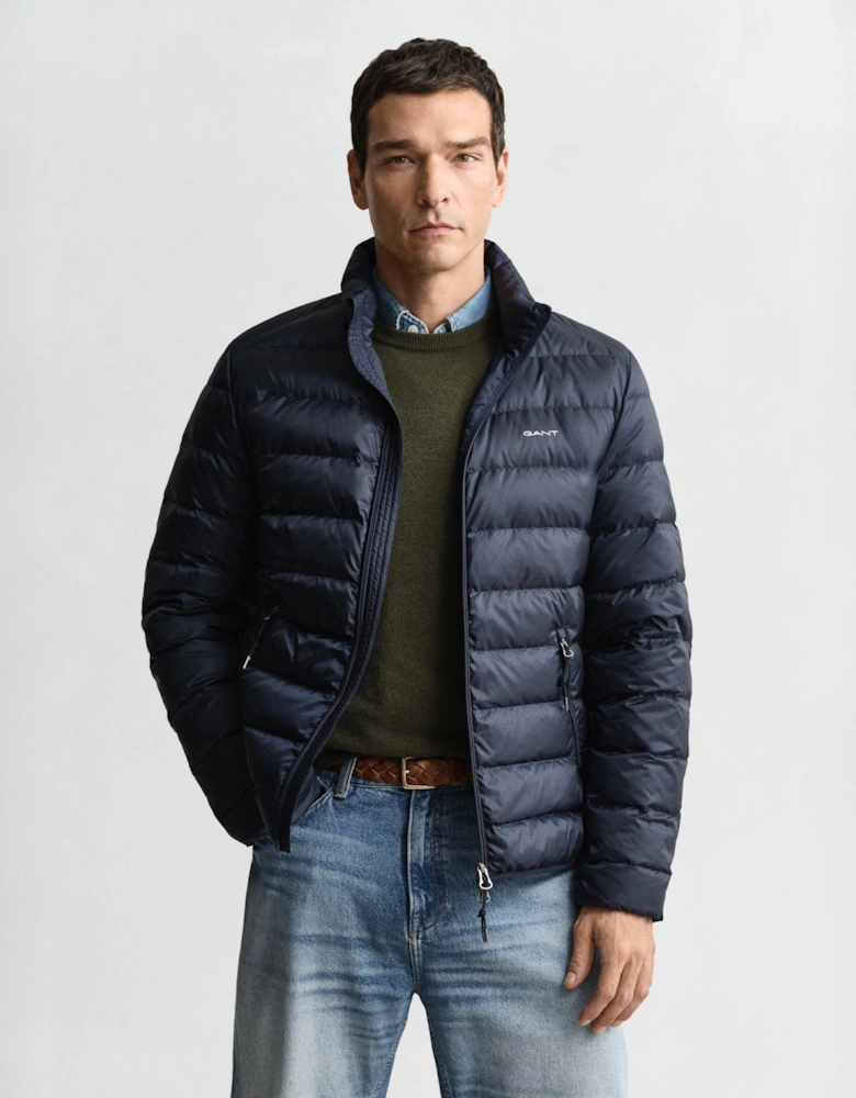 Mens Light Down Padded Jacket - 433 Evening Blue