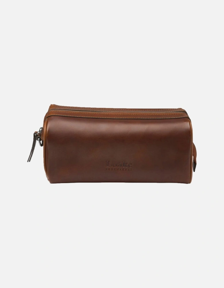 Thames Wash Bag Brown