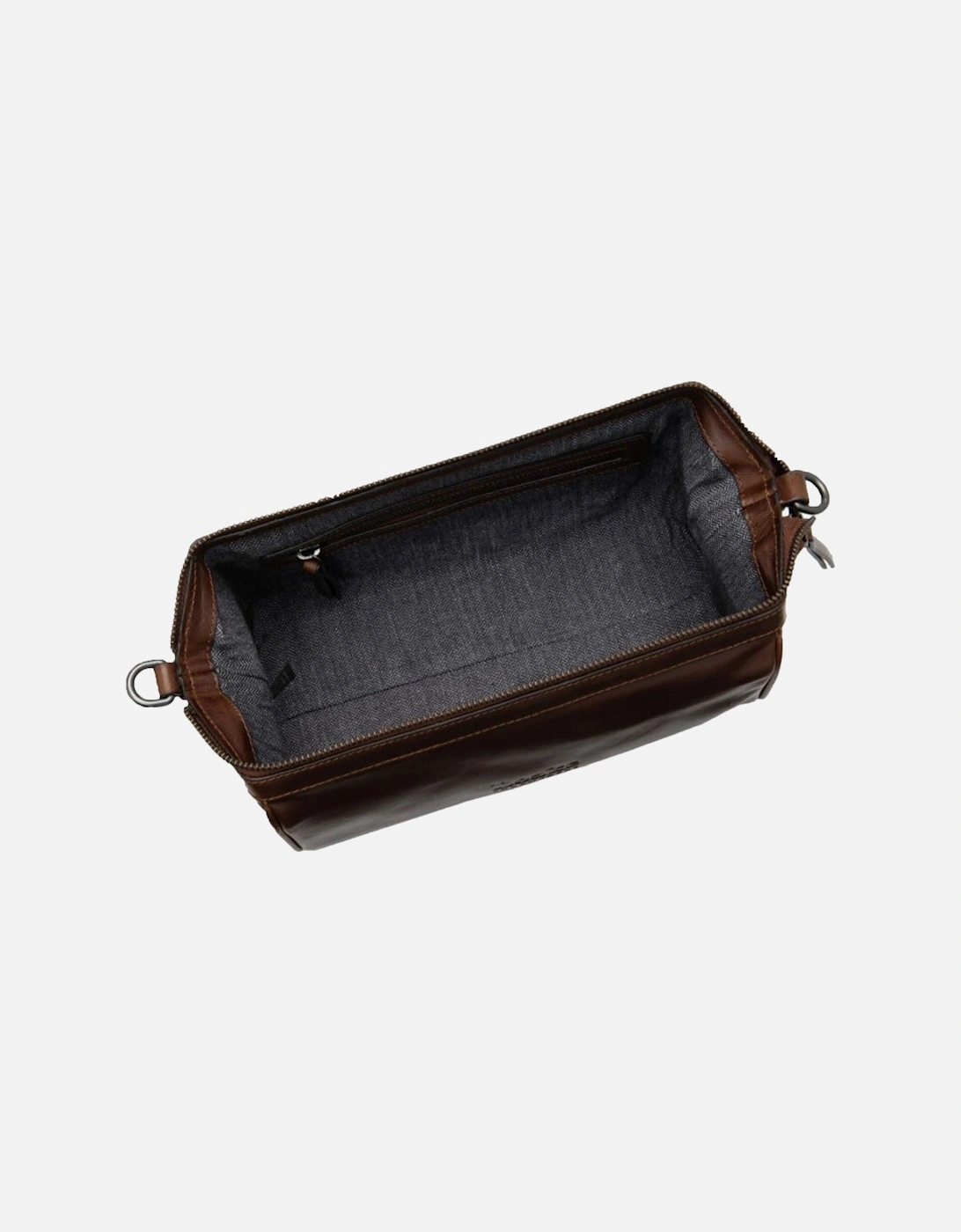 Thames Wash Bag Brown