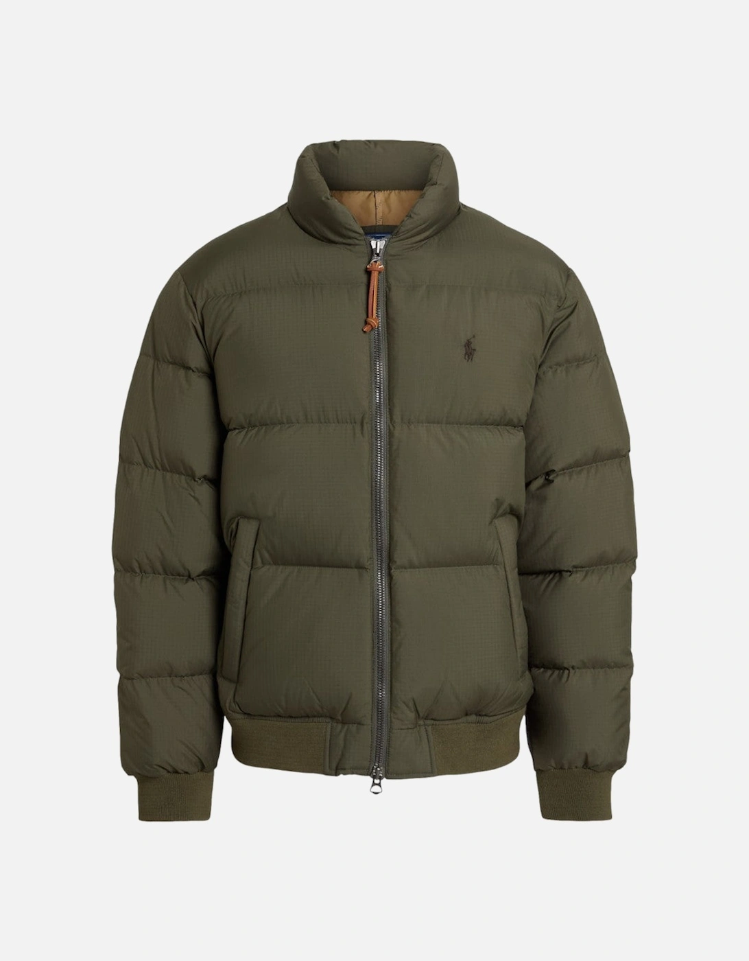 Men's Polo Ralph Lauren Insulated Bomber Jacket 001 Ranger Green - Tan - Size: 38/Regular