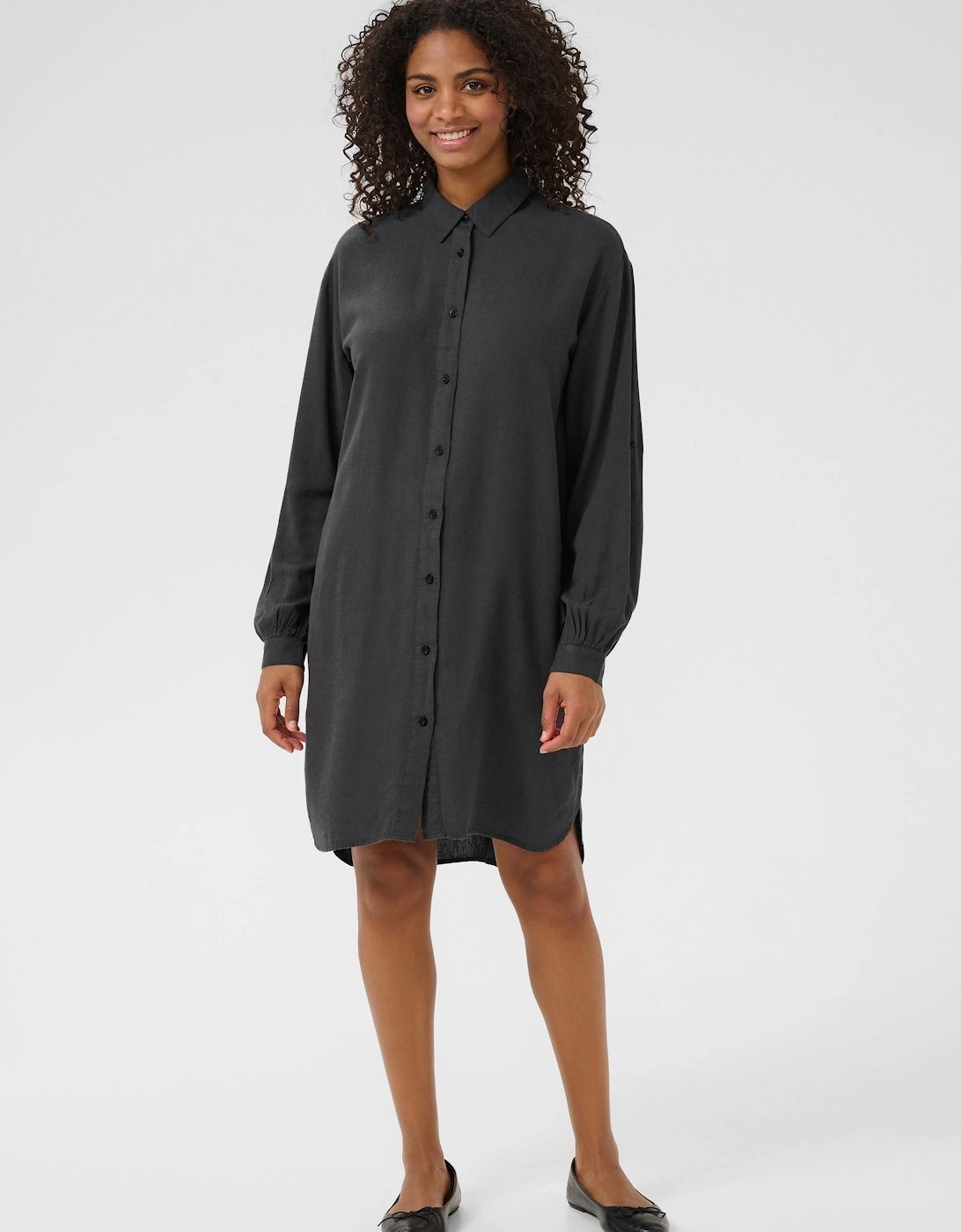 Milia Mid-Thigh Length Shirt Dress, 2 of 1