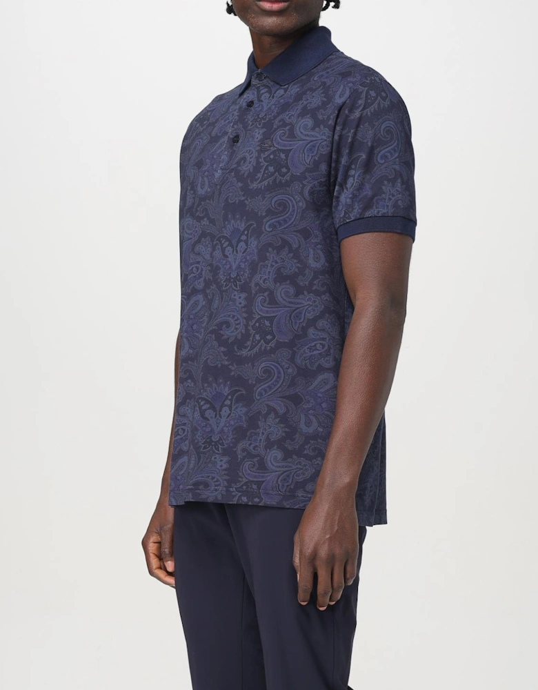 Paisley Print Polo Shirt