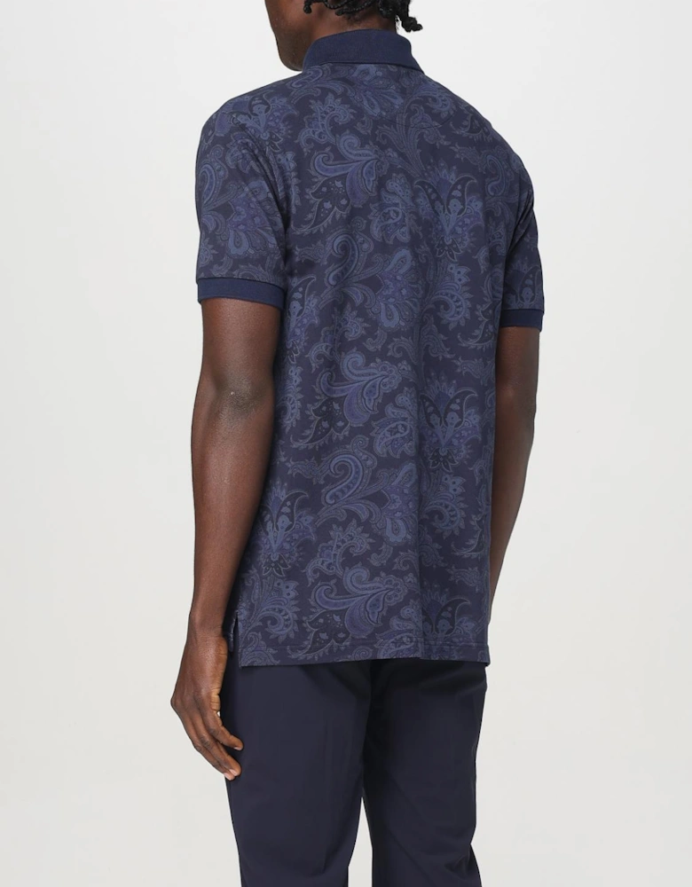 Paisley Print Polo Shirt