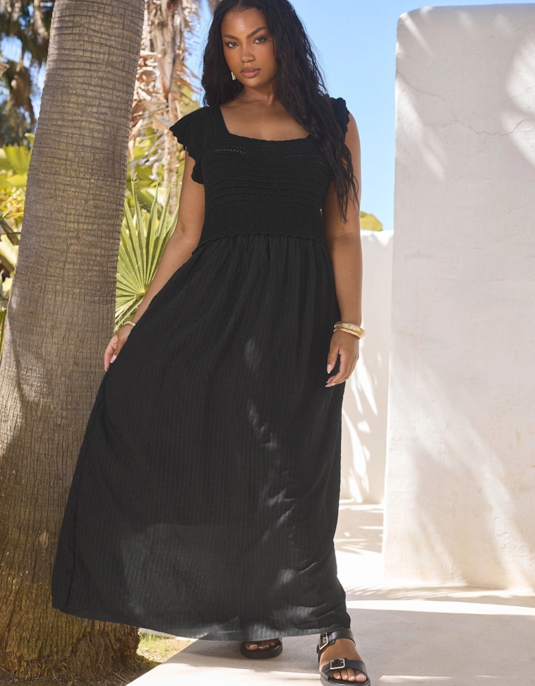 Crochet Maxi Dress