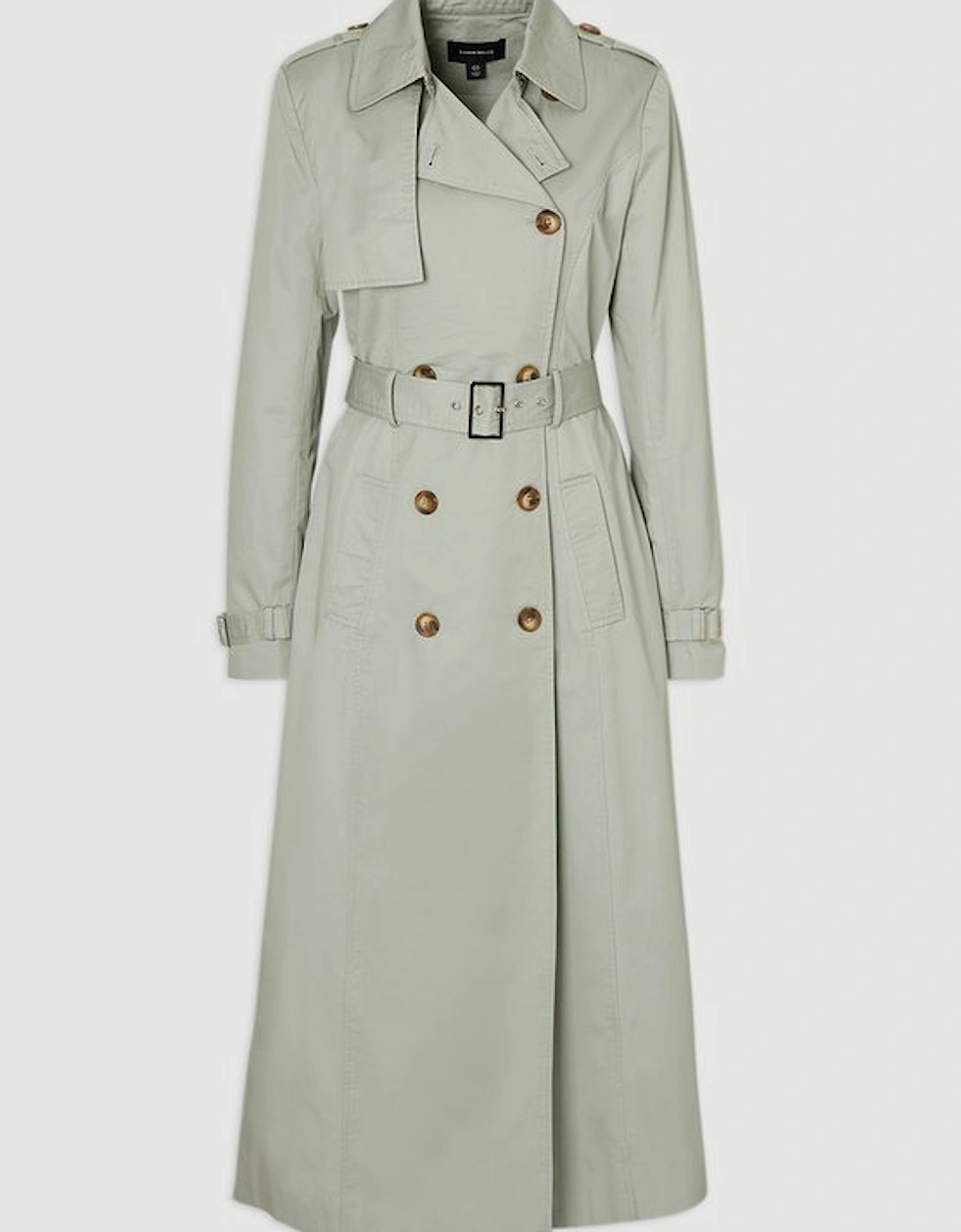 Tailored Classic Belted Trench Coat