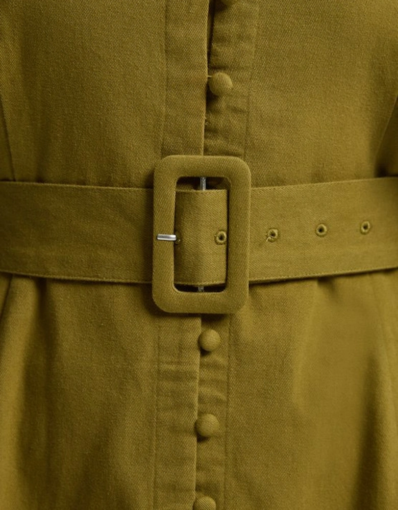 Plus Size Baroque Embroidered Cape Sleeve Twill Woven Maxi Dress