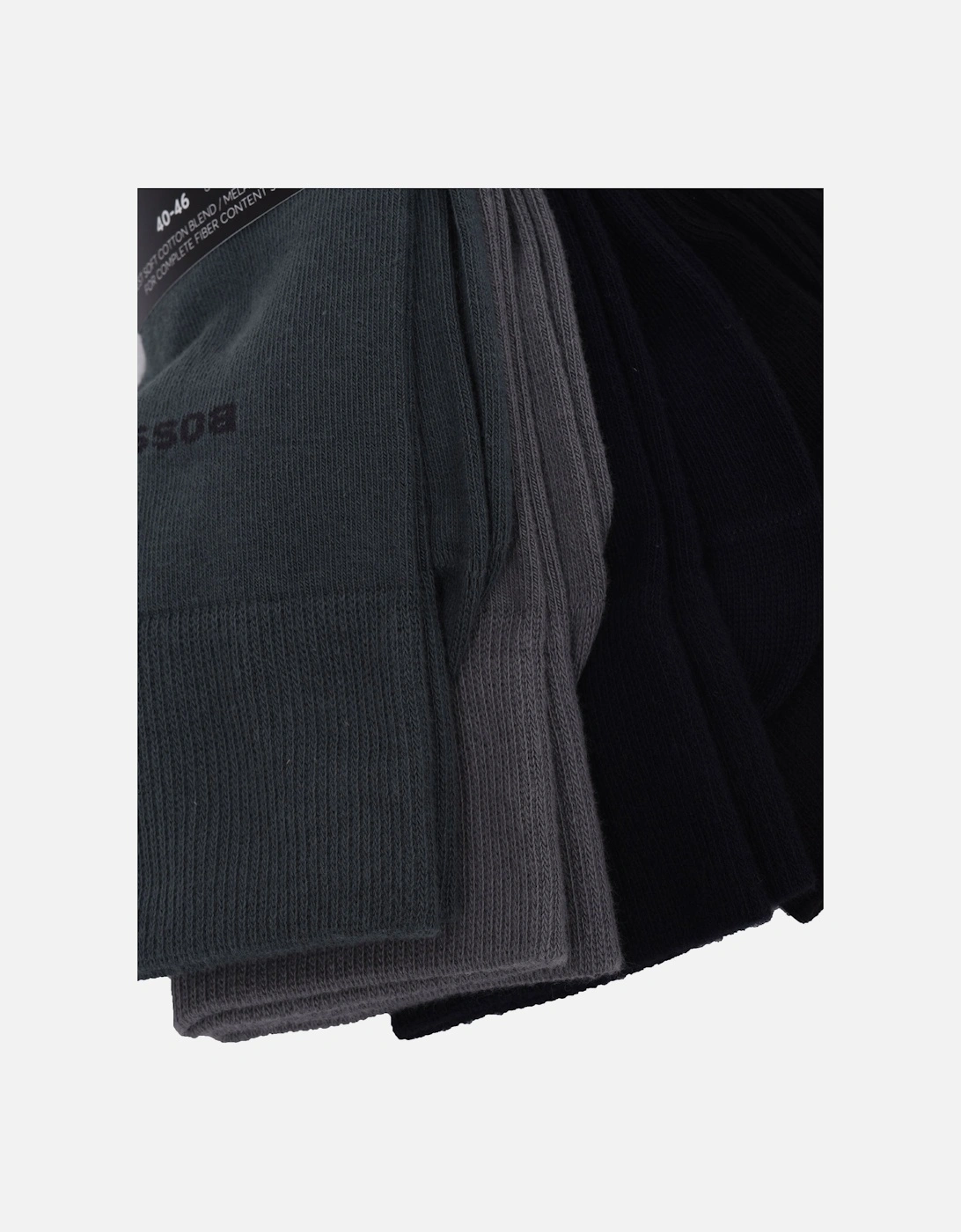 Boss Black 5 Pack Socks Grey/Black