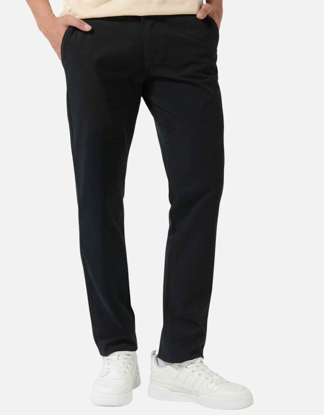Mens Chino Trousers Super Slim Fit Casual Stretch Pants, 6 of 5