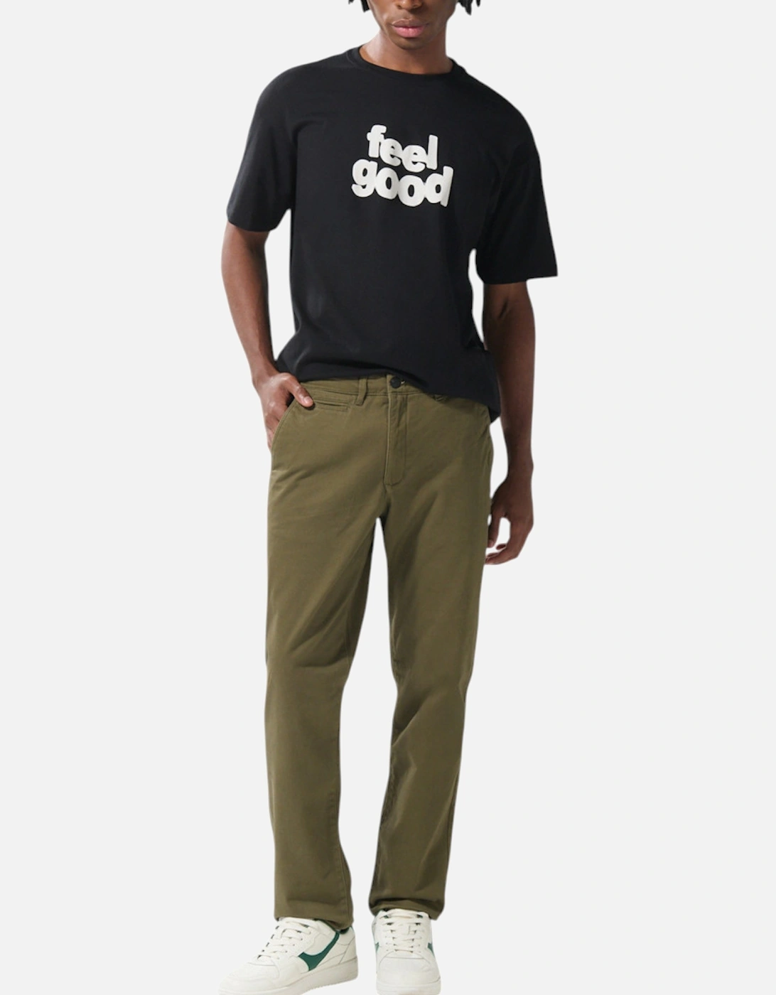 Mens Chino Trousers Super Slim Fit Casual Stretch Pants, 6 of 5