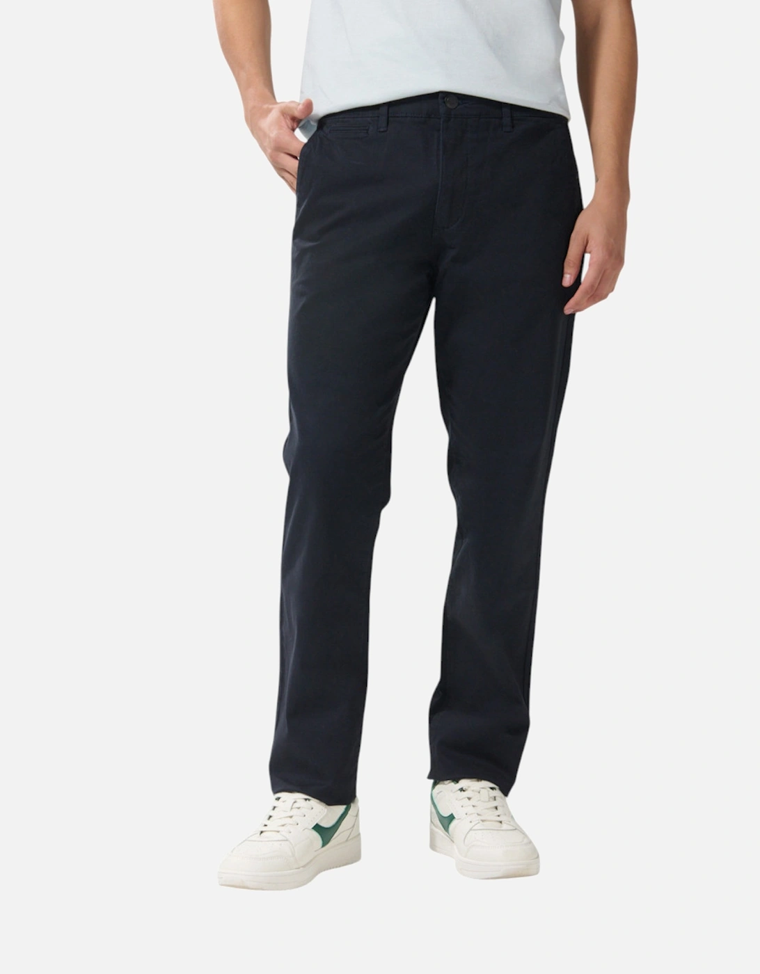 Mens Chino Trousers Super Slim Fit Casual Stretch Pants, 6 of 5