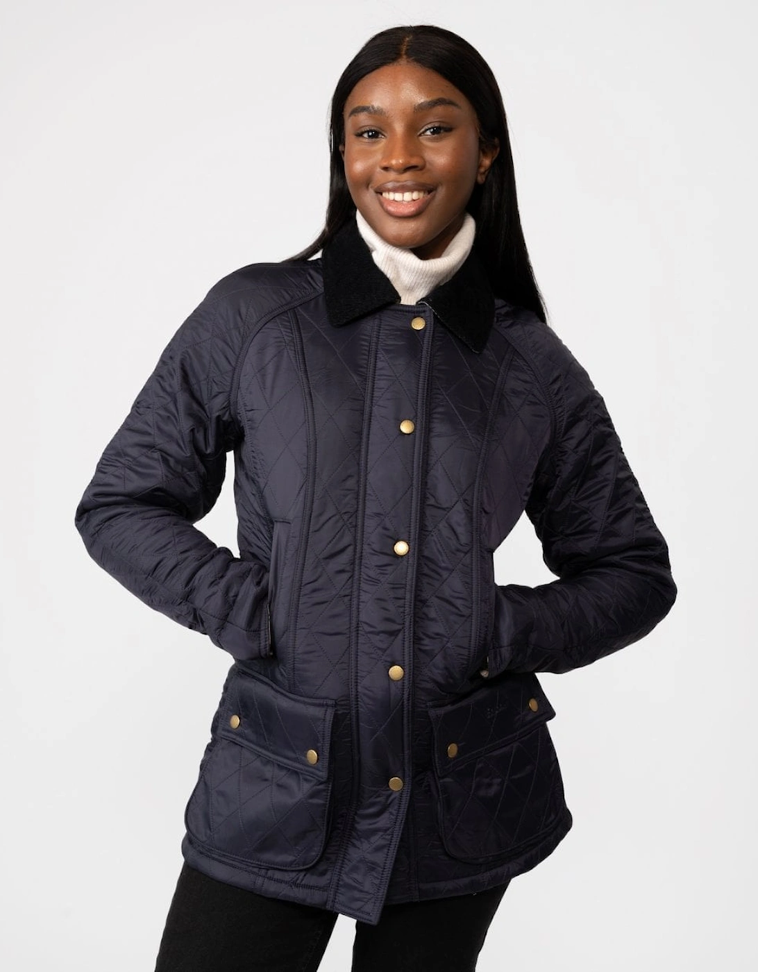 Beadnell Polar Womens Jacket - Navy/Navy, 5 of 4
