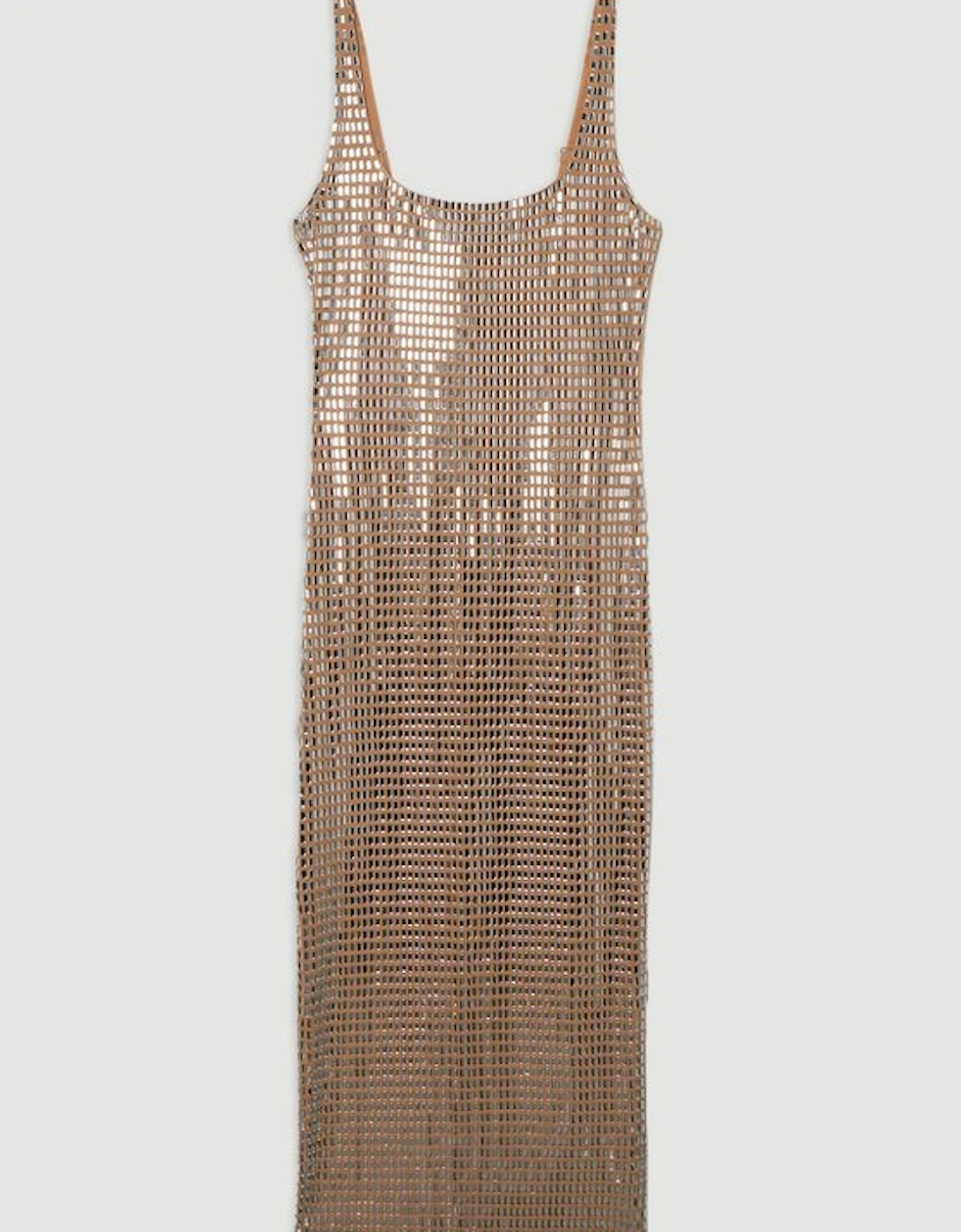 Petite Premium Crystal Embellished Jersey Midi Dress