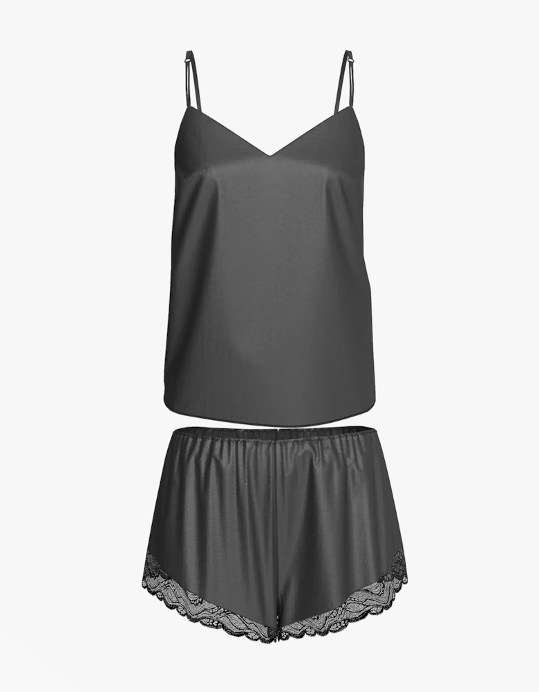 CAMI SHORT SET Womens Black