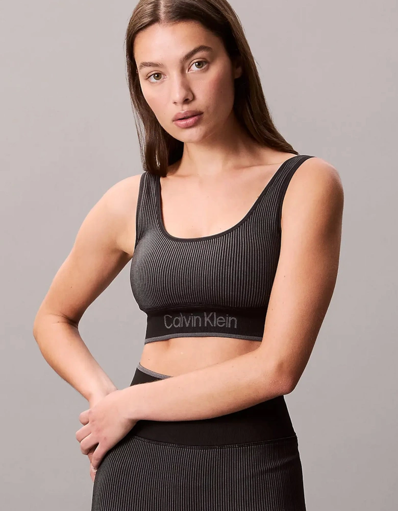 Medium Impact Womens Sports Bra Black