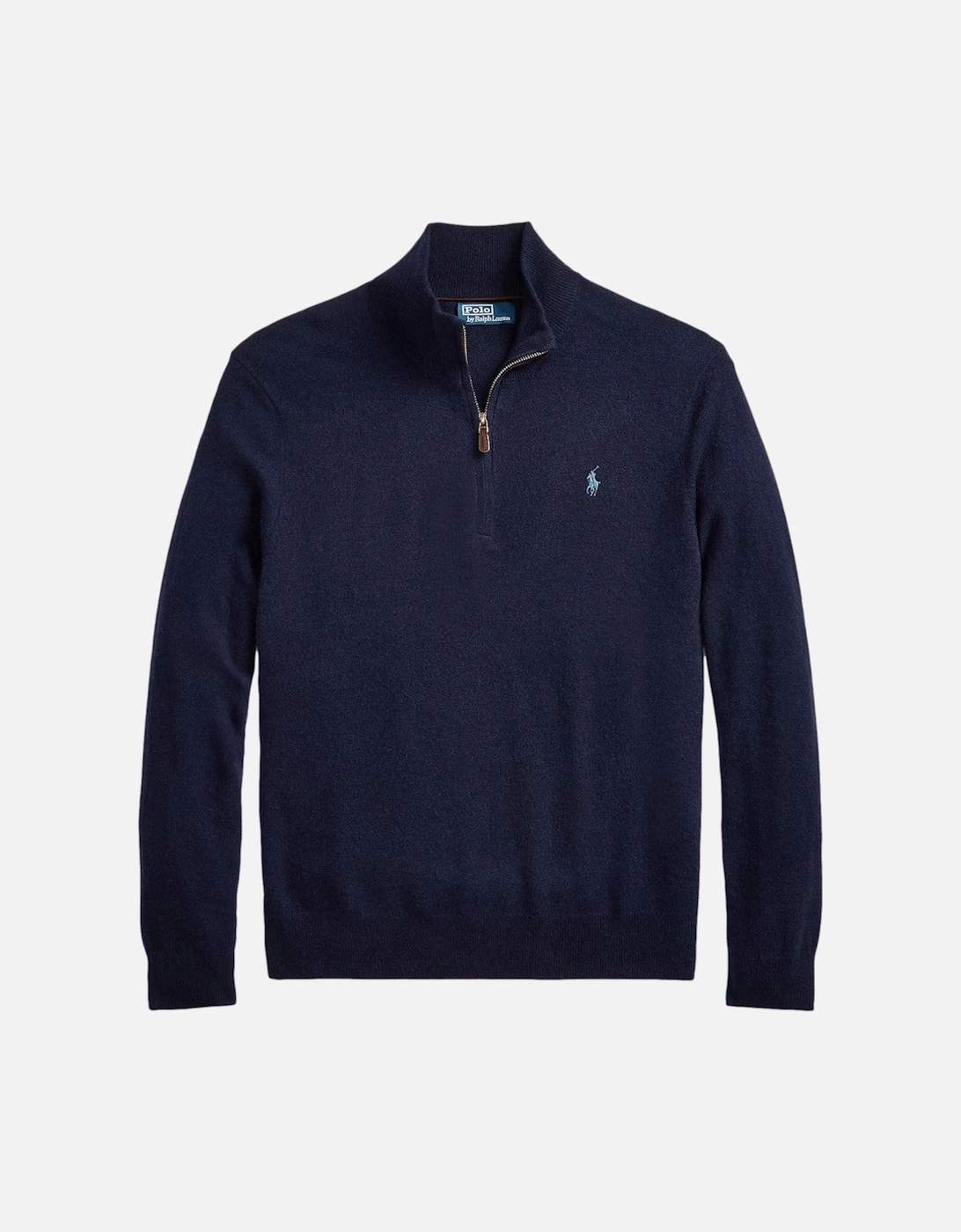 Half Zip Merino Sweater 001 Hunter Navy, 5 of 4
