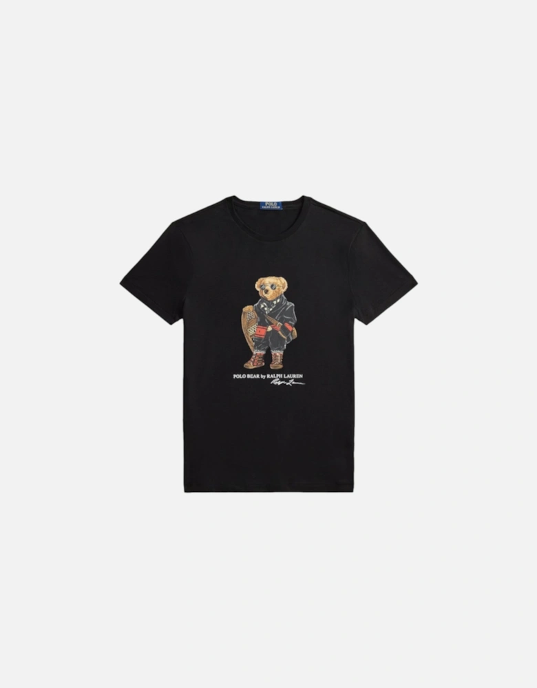 Holiday Bear T-Shirt 001 Polo Black