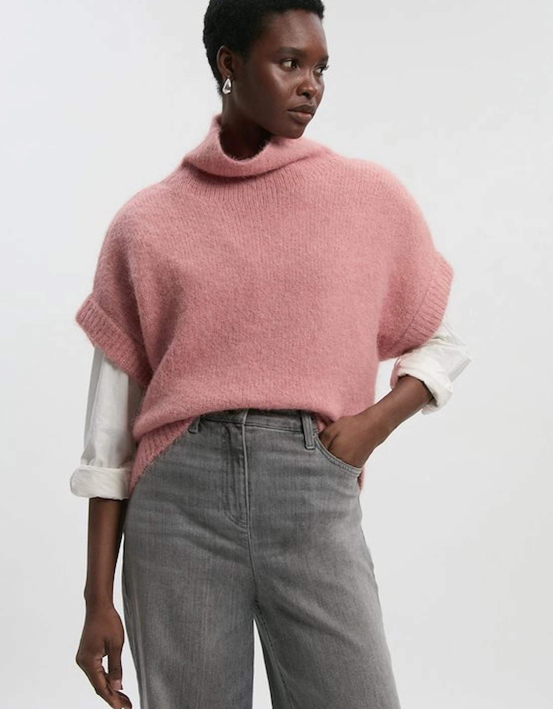 Cosy Turtle Knit Tank Top, 2 of 1