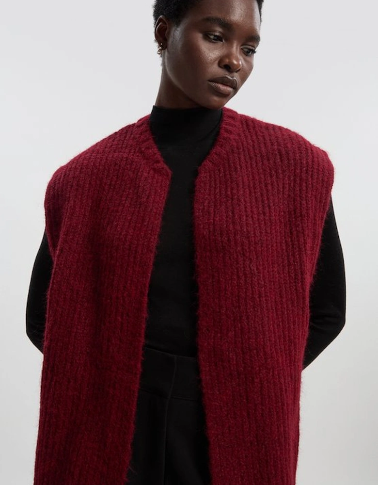 Cosy Knit Waistcoat Top