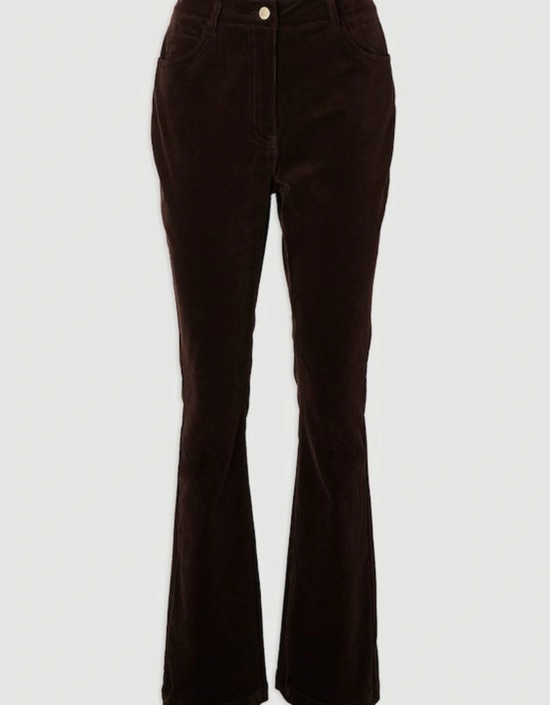 Plus Size Stretch Cord Kickflare Jean