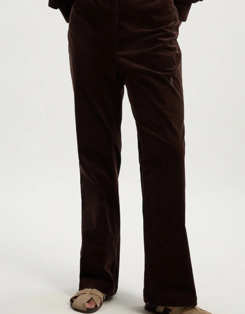 Plus Size Stretch Cord Kickflare Jean