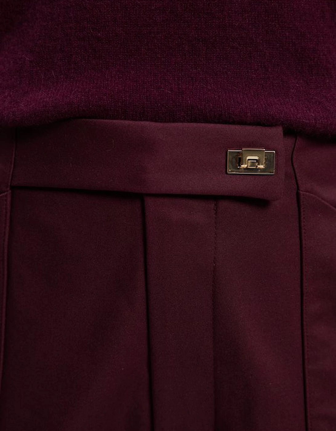 Petite Techno Barrel Leg Woven Trousers