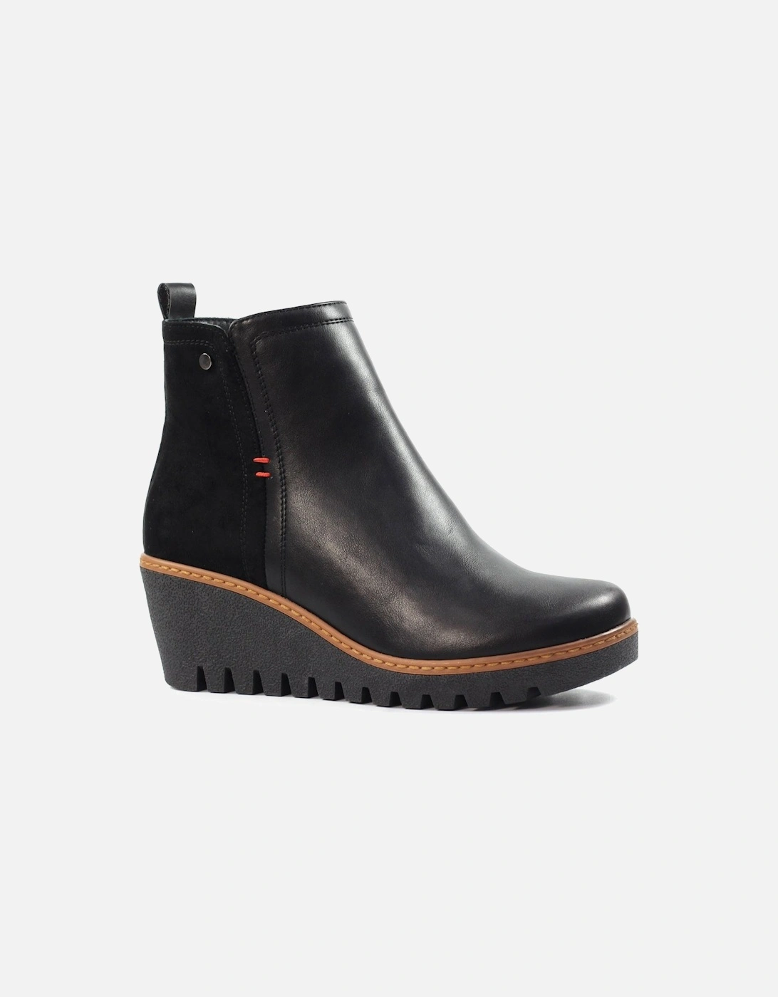 Pixie Womens Wedge Ankle Boots, 9 of 8