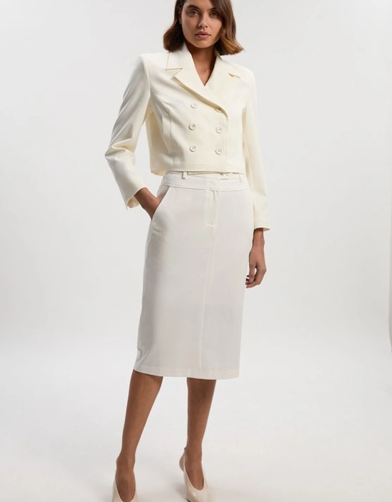 Tailored Tux Fitted Double Breasted Jacket