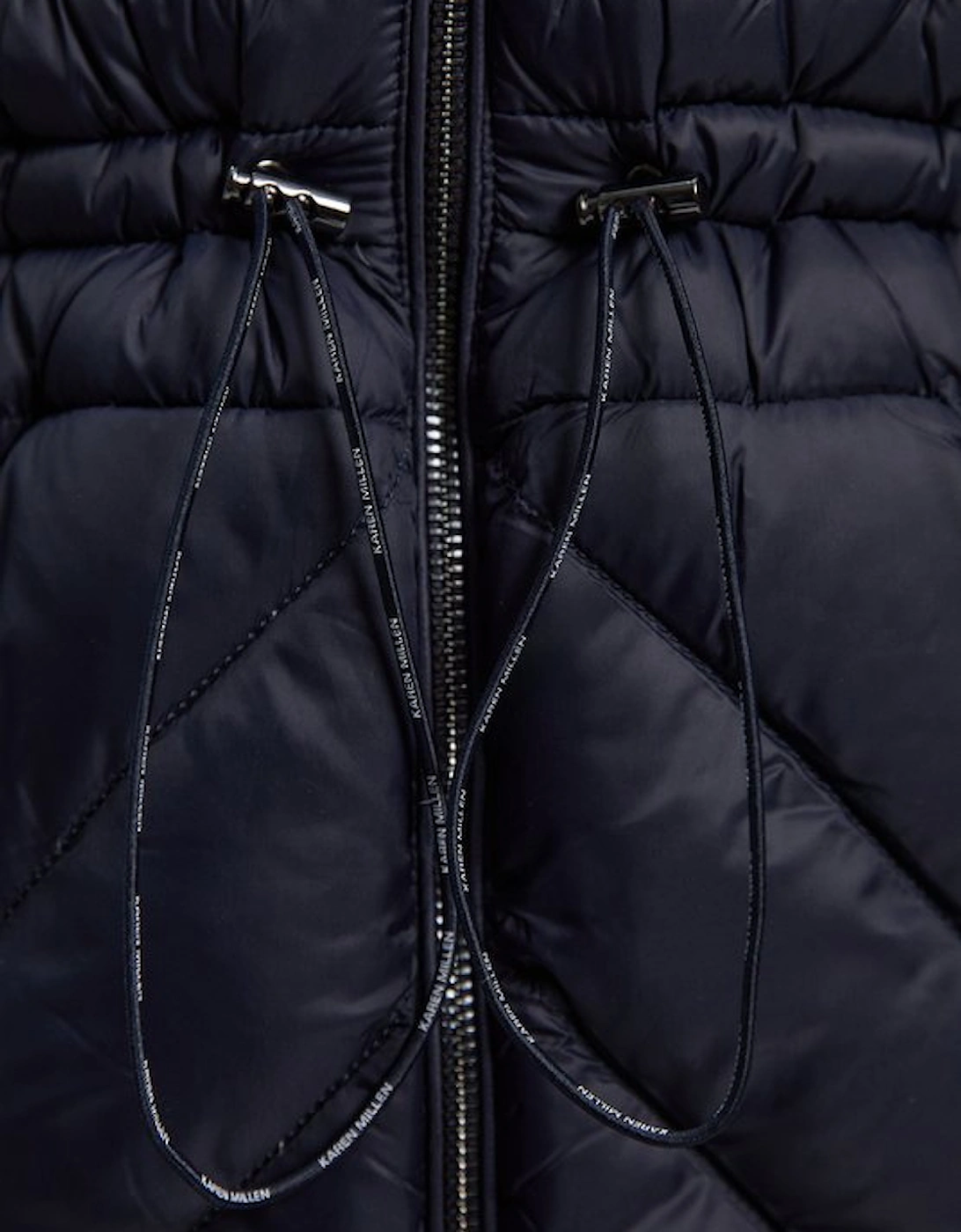 Real Down Knee Length Packable Coat