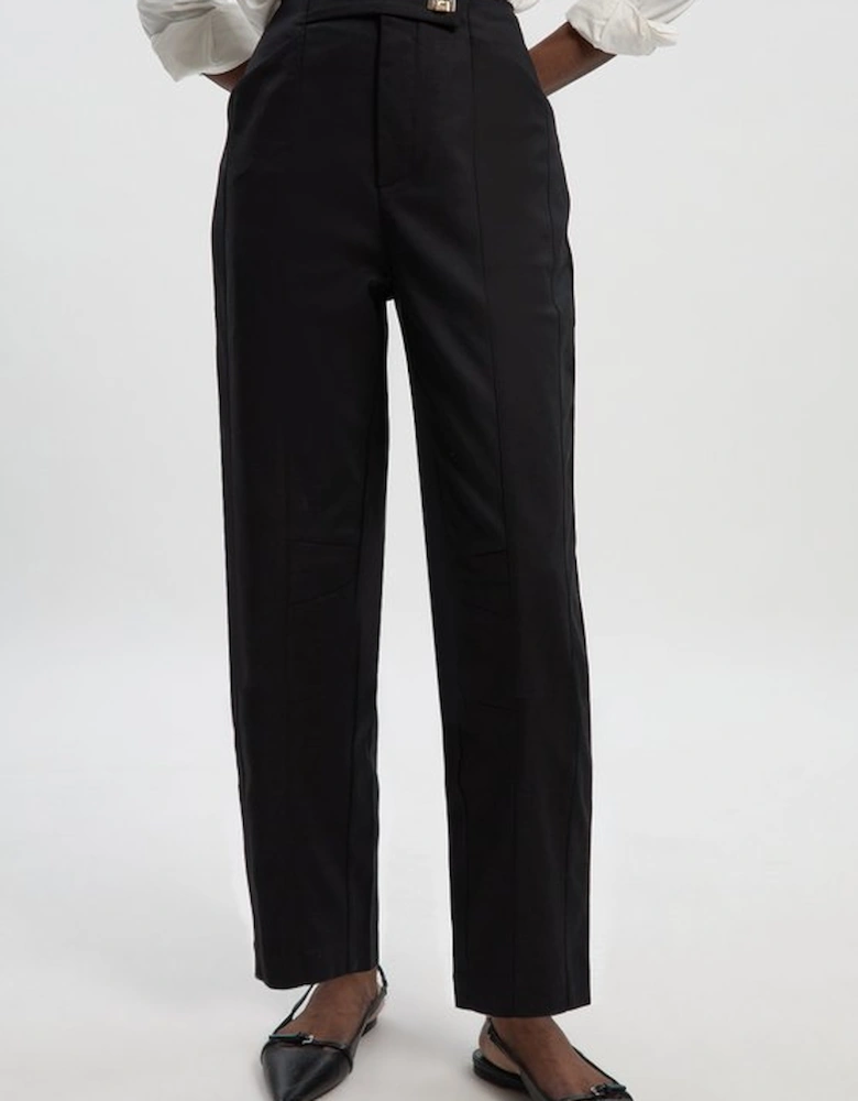 Techno Barrel Leg Woven Trousers