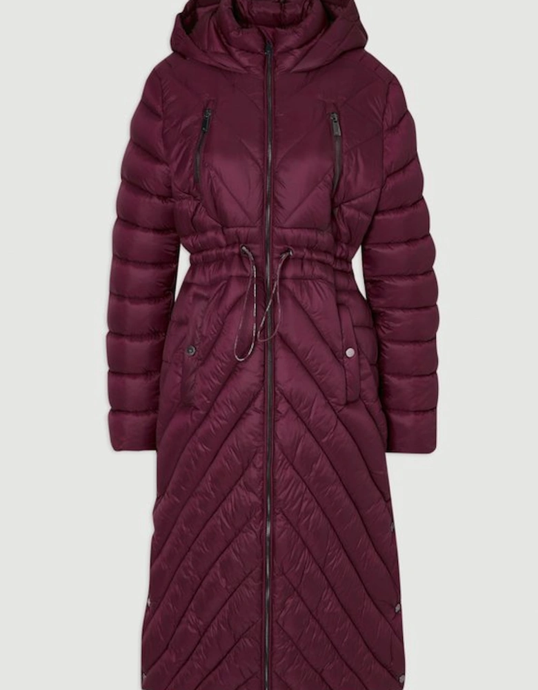 Lightweight Knee Length Packable Coat