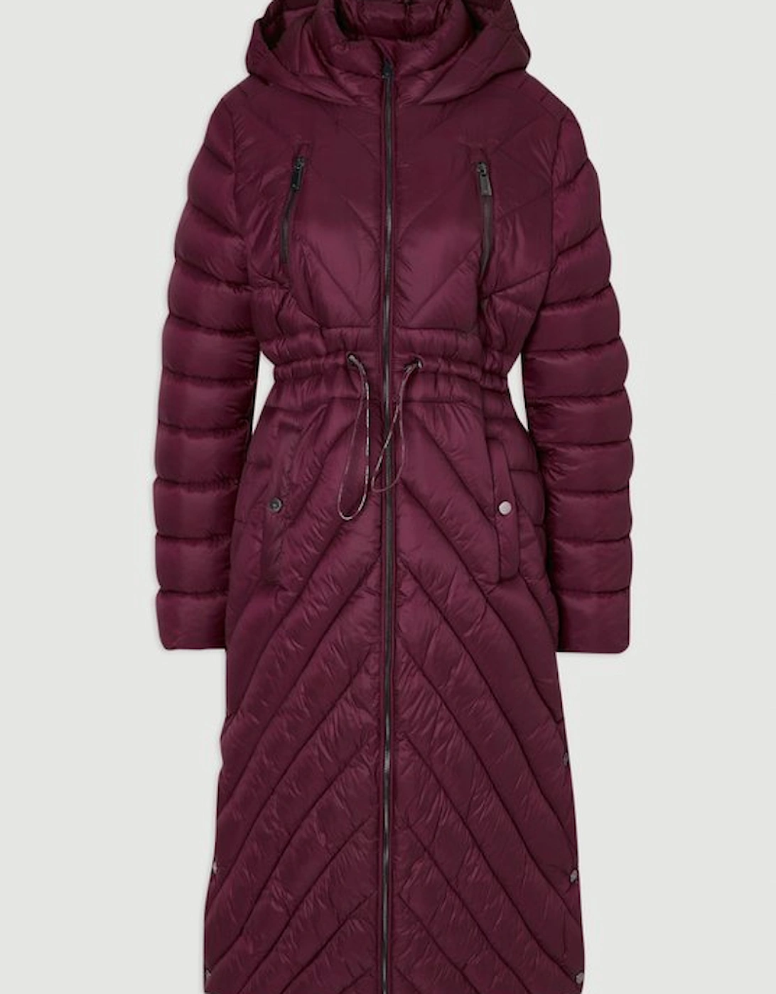 Lightweight Knee Length Packable Coat