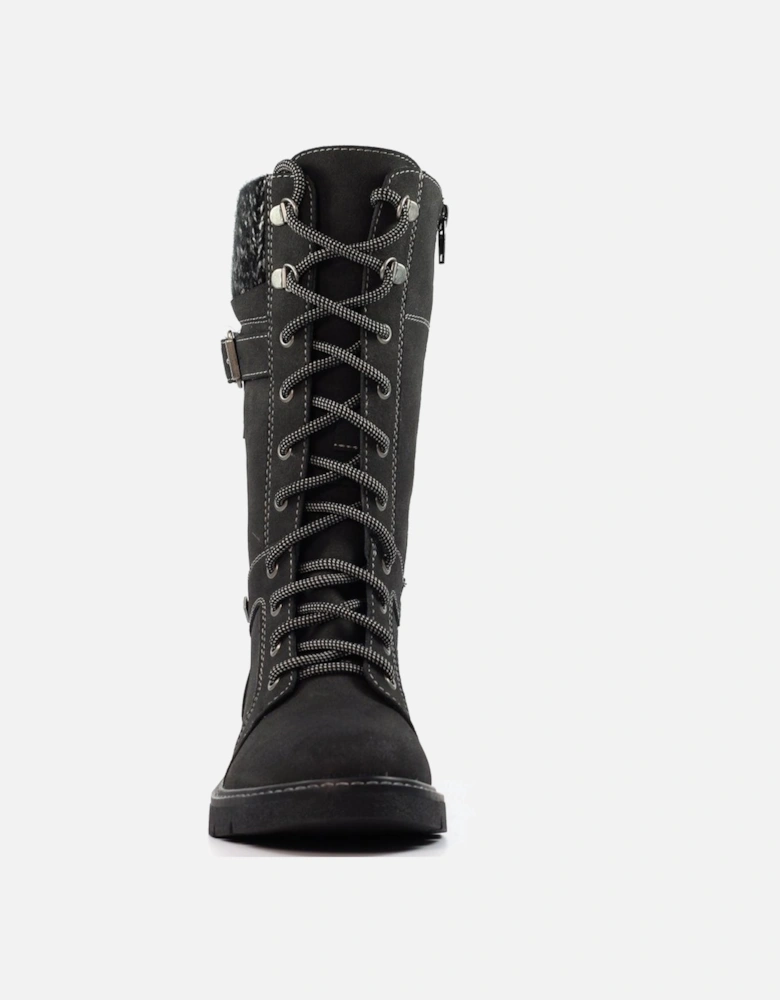 Caesar Womens Wide Fit Calf Boots