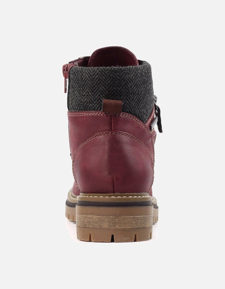 Caramel Womens Ankle Boots
