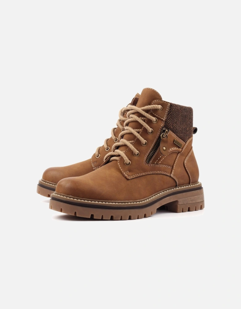 Caramel Womens Ankle Boots