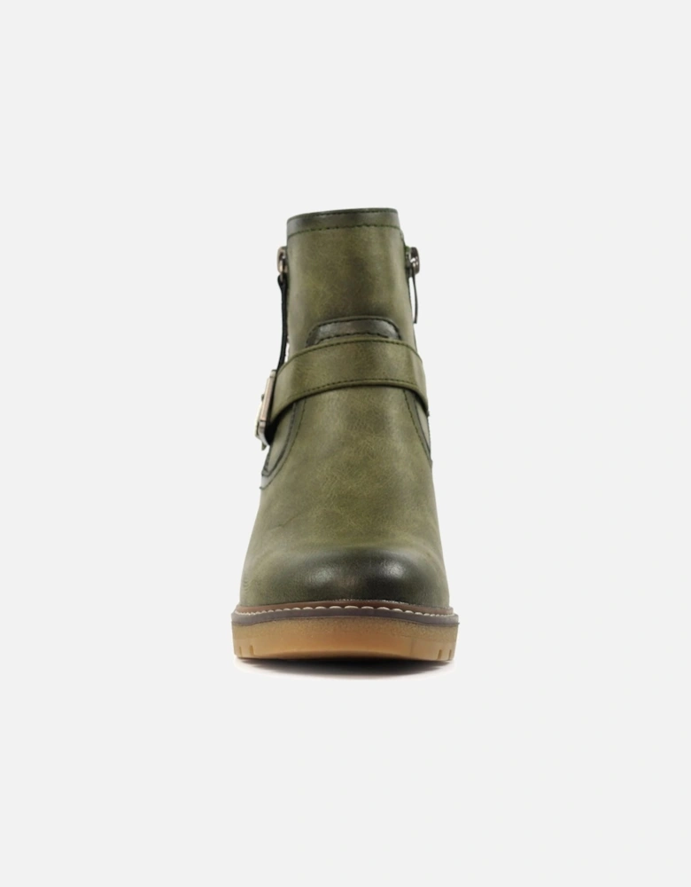Cruz Womens Wedge Ankle Boots